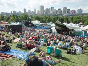 Crowds at the Edmonton Folk Music Festival this year. “If they want festivals to fold, this is how to go about it,” says producer Terry Wickham.