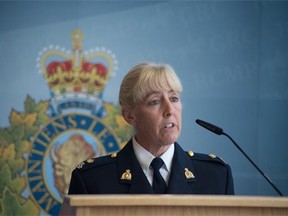 Inspector Stacey Talbot announces that the RCMP have identified human remains as belonging to Corrie Renee Ottenbreit, who has been missing since May 2004 , Edmonton on July 28, 2015.