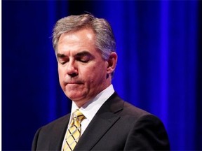 As outgoing premier, Jim Prentice addressed the PC Alberta Calgary leader’s dinner just days after the party was defeated in the May 5 election.
