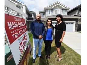 Rajan Sharma and his wife Navreet Sharma recently bought their home for $538,000 with real estate agent Azra Bagga of Royal LePage Noralta.