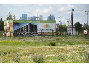 The Station Pointe site on 66th Street and Fort Road in Edmonton.