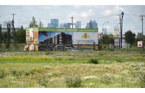 The Station Pointe site on 66th Street and Fort Road in Edmonton.