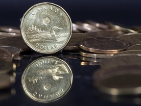 The Canadian dollar coin, the Loonie.