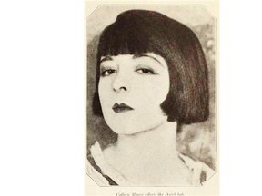 A 19-year-old waitress tried to commit suicide after some boys made fun of her bobbed hair style, similar to the one in the picture, in 1924.