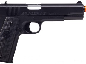 A Crosman Stinger airgun, similar to the one three teenage boys were carrying when they were arrested by Edmonton police in Terwillegar in 2012.