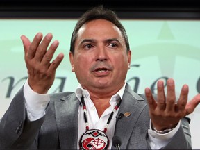 Assembly of First Nations National Chief Perry Bellegarde. The assembly is one of three Indigenous organizations not attending the Council of the Federation meeting in Edmonton Monday.