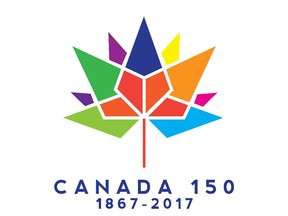 The Canada 150 logo marks the nation's sesquicentennial.