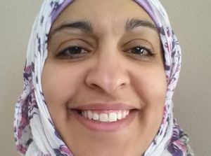 Candidate in Edmonton Public School Board Ward G by-election, Aminah Aboughoushe