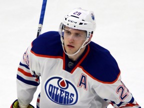 Leon Draisaitl was best Oilers player at rookie camp this year THE CANADIAN PRESS/Jeff Bassett