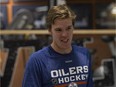 EDMONTON, AB.-- Connor McDavid waits to complete his fitness testing as the Edmonton Oilers rookie camp opens at Rexall Place on 10, 2015 in Edmonton. (Greg Southam/Edmonton Journal)