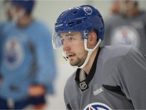 EDMONTON, AB. SEPTEMBER 8, 2015 - Russian winger Anton Slepyshev to go with a story that Jim Matheson is writing. Many of the Edmonton Oilers held a skate at the Royal Glenora Club leading up to training camp. Shaughn Butts/Edmonton Journal