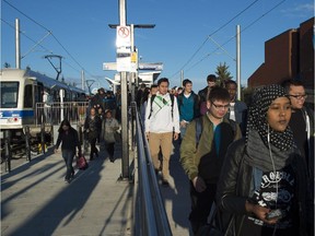 Tuesday, Sept. 8, 2015 was the first day the Metro LRT line was operational during rush hour and the first day NAIT students attended classes.
