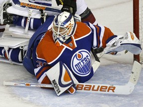 Edmonton Oilers goalie Ben Scrivens.