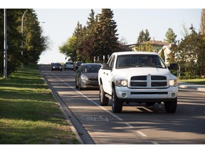 =city is starting a test this summer making 106th Street one-way northbound between 53rd Avenue and 56th Avenue, to reduce short-cutting and speeding in Edmonton . May 17, 2015.