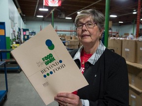 Marjorie Bencz, executive director of Edmonton's Food Bank. It recently released a report that includes statistics on people who use the food bank.