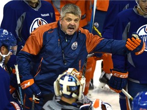 Edmonton Oilers head coach Todd McLellan.