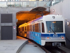 A simple mechanical failure on Edmonton's old Capital LRT line caused delays and packed train cars the morning of Wednesday, Sept. 9, 2015. The glitch can't be blamed on the new signalling technology for the Metro Line to NAIT, officials said.