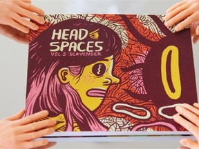 Edmonton cartoonist Jill Stanton’s Headspaces Vol 3: Scavenger is a self-published choose-your-own-adventure graphic novel.