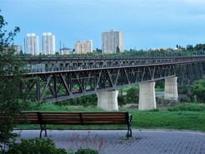 The High Level Bridge links Edmonton’s downtown and the historic community of Strathcona.