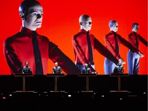 Kraftwerk, Germany's electronic music pioneers, featuring founder Ralf Hutter, left.