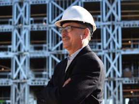 RMS Group founder Curtis Way at the Marriott TownPlace Suites hotel construction site at Calgary Trail and Ellerslie Road in Edmonton, Sept. 30, 2015