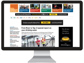 The home page of the new Edmontonjournal.com.