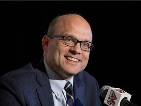 Edmonton Oilers new president and general manager Peter Chiarelli