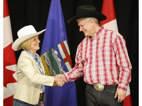 A prairie companion? Seems since Stephen Harper hit the dusty election trail he has had a bee in his Stetson over Rachel Notley's Alberta NDP government.