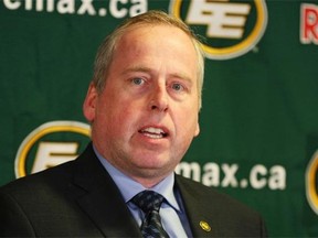 Len Rhodes, Edmonton Eskimos President & CEO, was on hand in Vancouver as the Canadian Football League unveiled its first policy to combat violence against women.