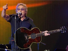 Singer Roger Daltrey of the band The Who performs at the Glastonbury music festival on Sunday, June 28, 2015.