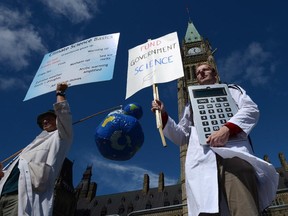 Scientists rally on Parliament Hill in Ottawa on Monday, September 16, 2013 as Canadian scientists , including those at the U of A, and their supporters across the country call on the federal government to stop cutting scientific research and muzzling its scientists.