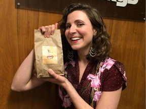 The multi-talented local musician, Colleen Brown, has developed a line of gluten-free granola that she sells at concerts. Photo by Liane Faulder