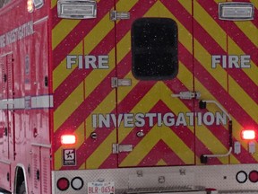 Edmonton fire investigation vehicle.