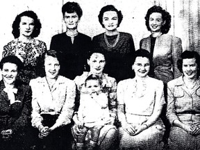 War brides pose in this file photo.
