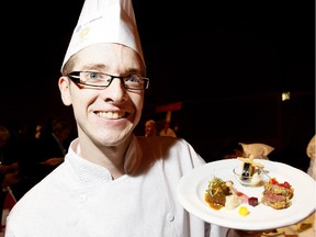 Nathin Bye of Lazia restaurants is the winner of the  chefs  Gold Medal Plates  at the Shaw Conference Centre on October 21, 2009  in Edmonton.