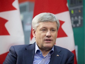 Conservative leader Stephen Harper