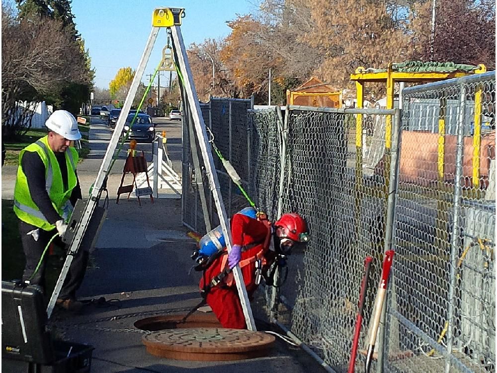 City officials try to calm West Jasper Place residents angry over sewer