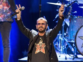 Ringo Starr and His All-Starr Band, in concert at the Jubilee Auditorium  on Oct. 12, 2015 in Edmonton.