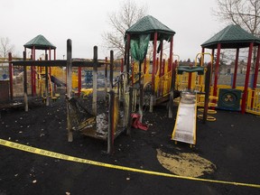 The Edmonton Police Service's arson unit is investigating a fire that destroyed a playground in the Lee Ridge neighbourhood in southeast Edmonton Sunday night.