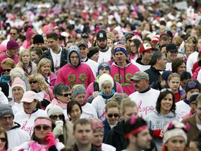 An estimated 8000 people participated in the Canadian Breast Cancer Foundation CIBC Run for the Cure to help raise funds for breast cancer research, education and advocacy initiatives. On Oct. 20, the city will host its first BRA day - breast reconstruction awareness -- an aspect of the cancer journey not so well known.