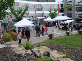 The Cité francophone market in July 14, 2013.