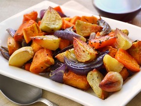 Roasted root vegetables are deliciously sweet, generally nutrient-dense and high in fibre.
