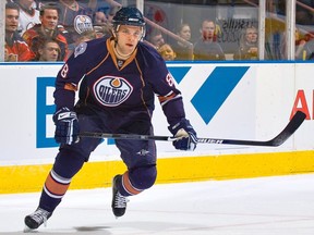 Rob Schremp during his time with the Edmonton Oilers.