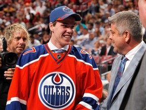Connor McDavid was the first of the next-generation Oilers to model the retro orange sweaters when he was selected first-overall at the NHL Draft this past June.