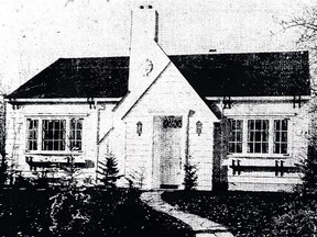 The first completely gas-equipped model bungalow in Edmonton.