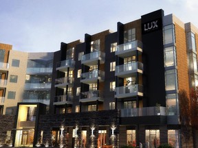 LUX is a new five-storey condo development in Windermere.
