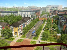 Conceptual image of the Blatchford redevelopment at the former City Centre Airport site.