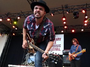 Hawksley Workman, seen here at the Calgary Folk Music Festival, played at the Winspear on Friday night.