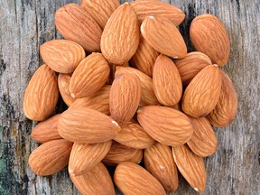 Skip the chips and reach for a more sensible snack such as natural almonds when on the go.