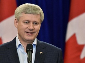 Conservative leader Stephen Harper